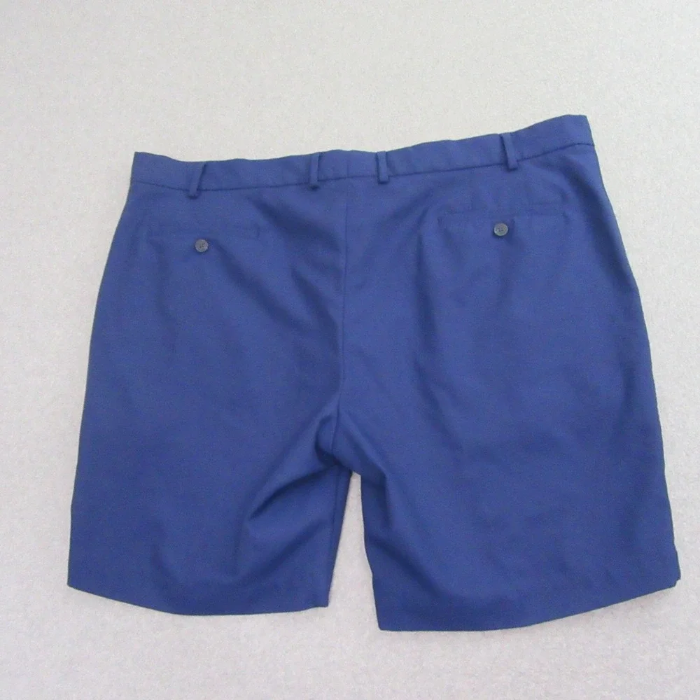 Hart Schaffner‎ Marx Mens Golf Shorts 42 x 9 Blue Performance Flat Front